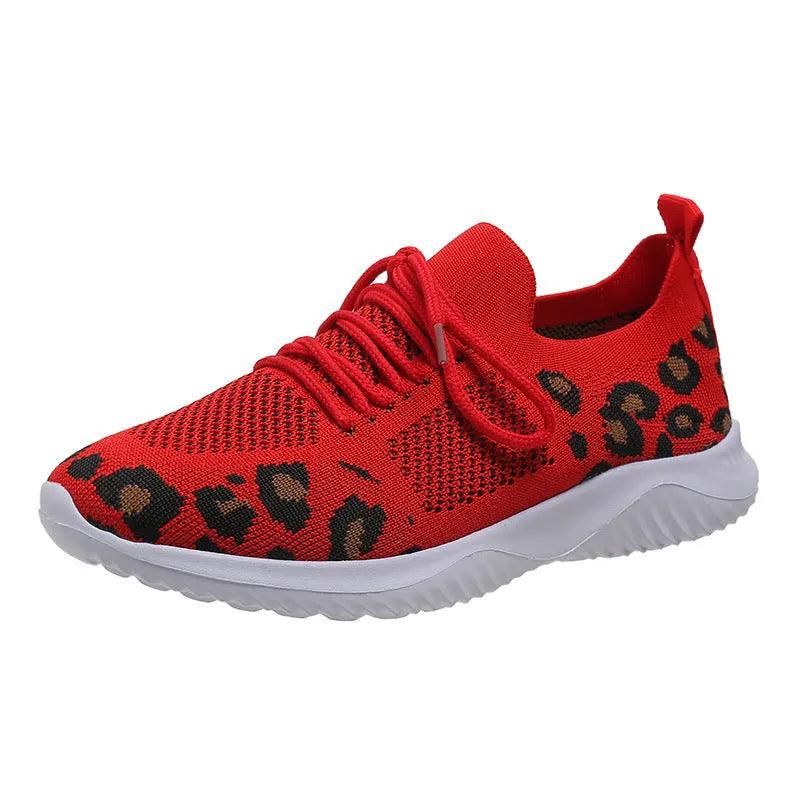 Women's flyweave summer sports casual shoe in blue, sizes 36-41, breathable and lightweight