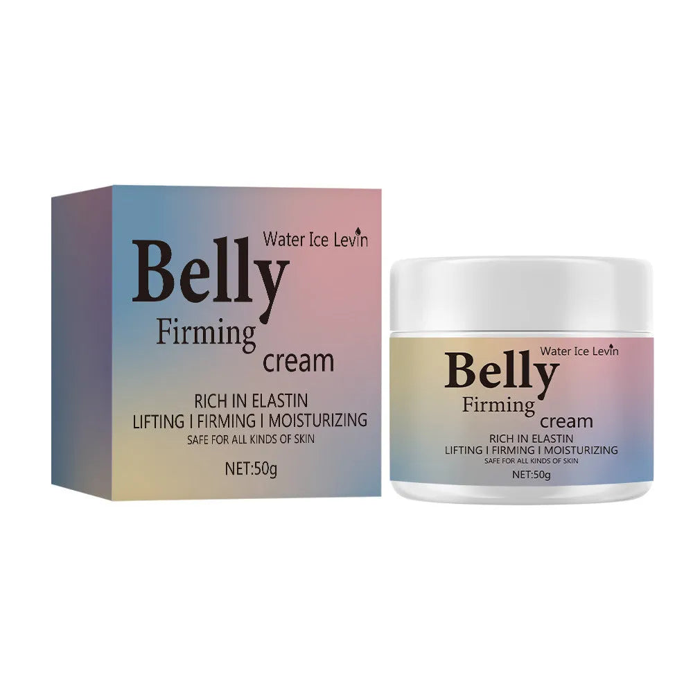 Moisturizing abdominal massage cream 50g in a colour box, body cream for universal skin types