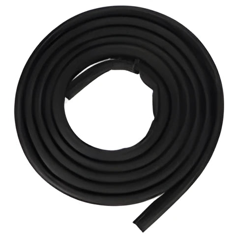 Black rubber sliding door seal for Toyota Hiace high roof van, 5 metre length
