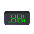 New universal head-up display car GPS velometer with HD speed display in green and white