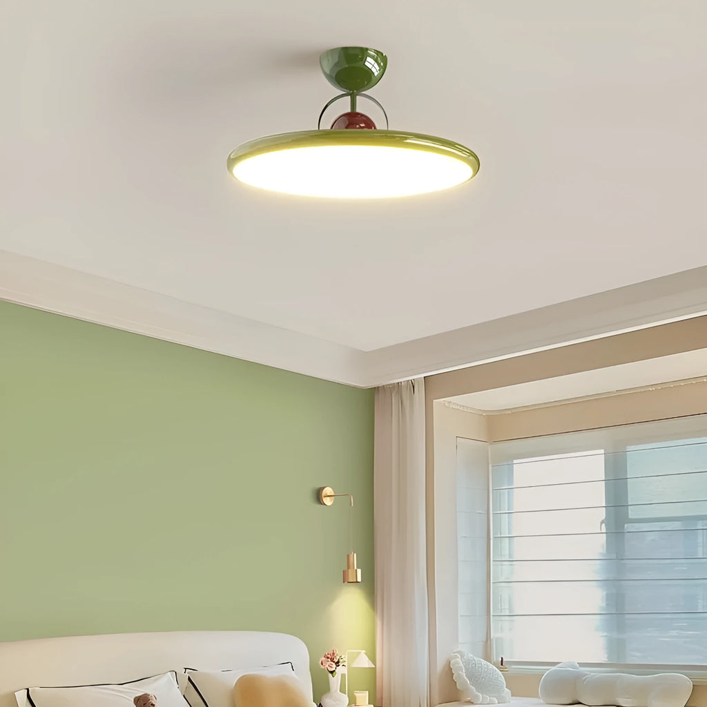 Modern Nordic style ceiling light with full spectrum eye protection LED and dimming controls
