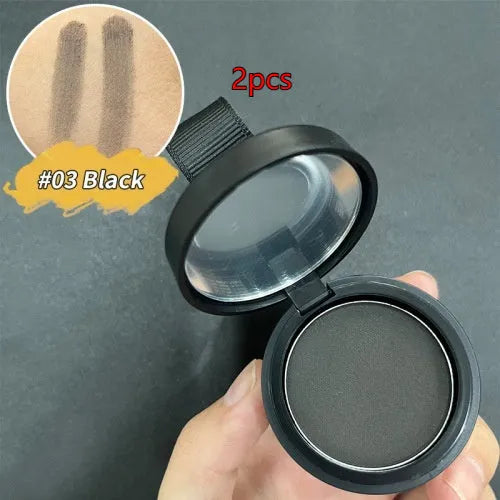 Hairline powder container for shadow repair and skin colour improvement in 14 shades