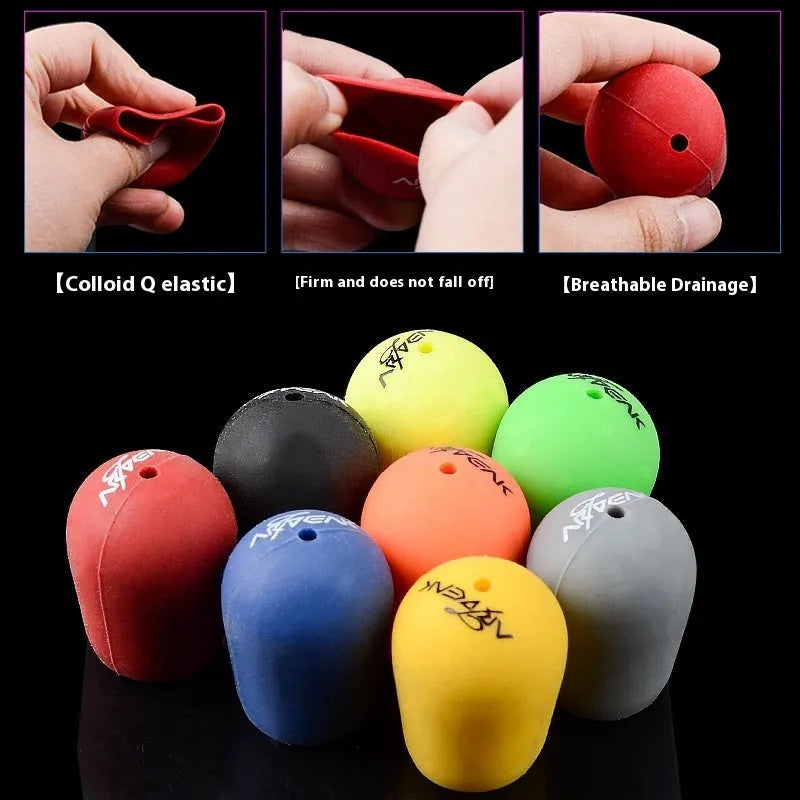 Fishing rod rear block non-slip fixed plug for lure rod with random colour finish