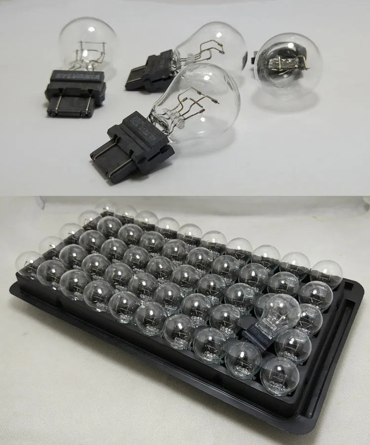 Wagner dual-wire brake light bulb with 16mm socket and plastic locator dots