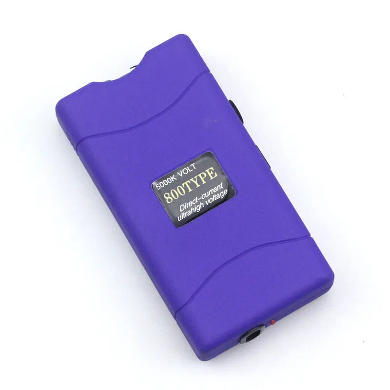Women's multi-function self-defence torch in plastic resin construction showing colour options