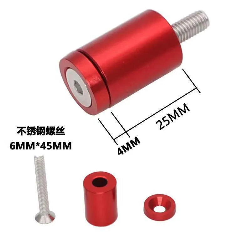 Aluminium alloy machine cover height spacers pack with hardware for car modification in black blue red colours