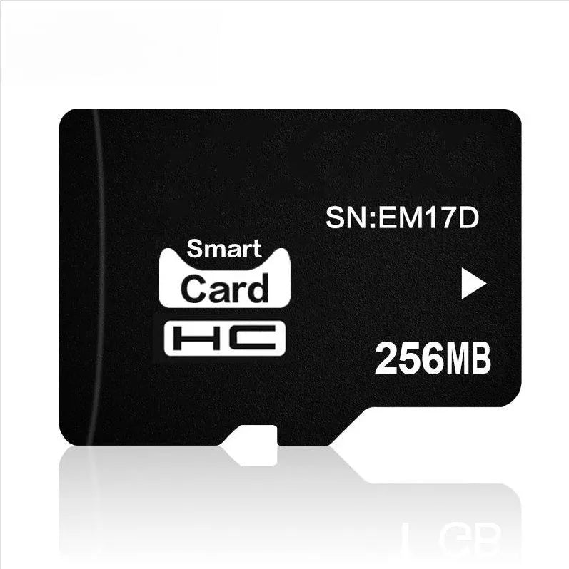256MB TF memory card with compact 11x15x1mm dimensions for digital devices