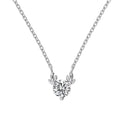 Women's 925 silver antlers necklace electroplated gold finish clavicle chain pendant jewellery