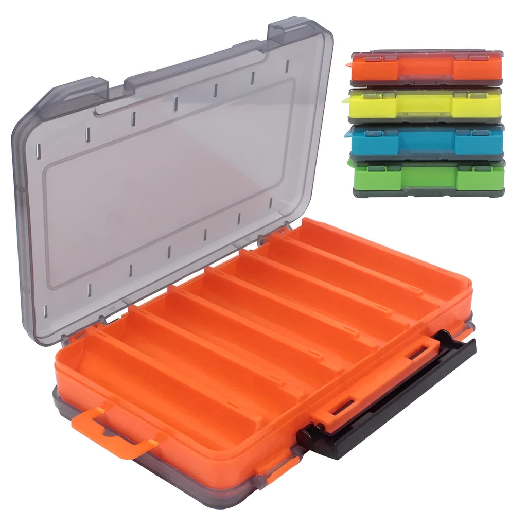 U Model Wood Shrimp Box Accessory Box in PP plastic, orange colour, large size, on white background.