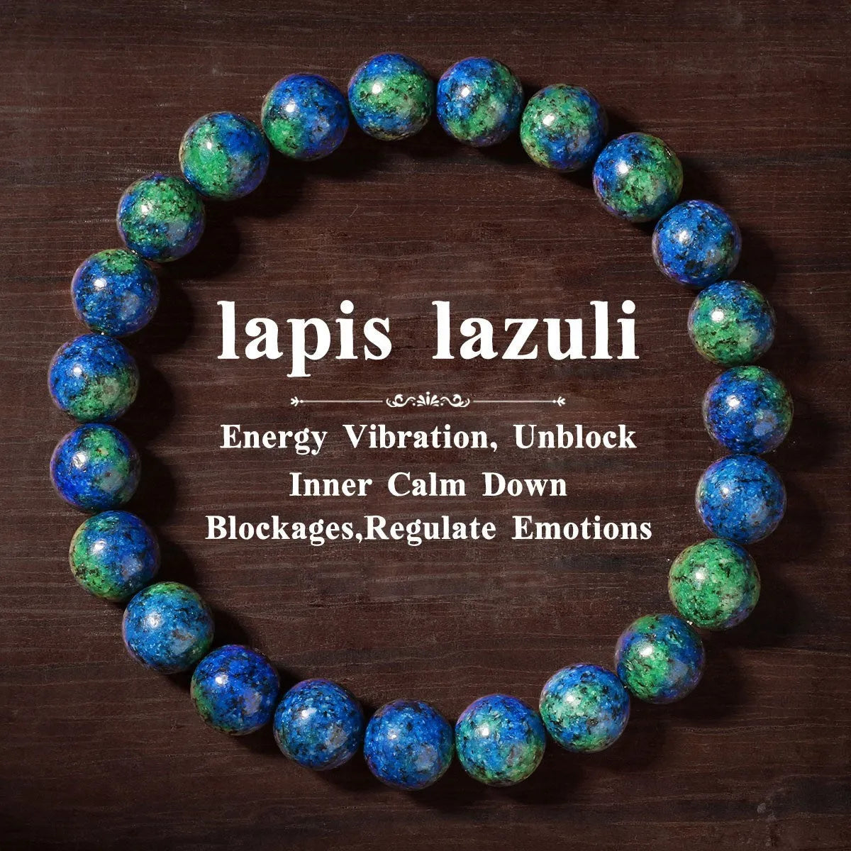 Natural stone crystal bracelet unisex casual crystal bead bracelet