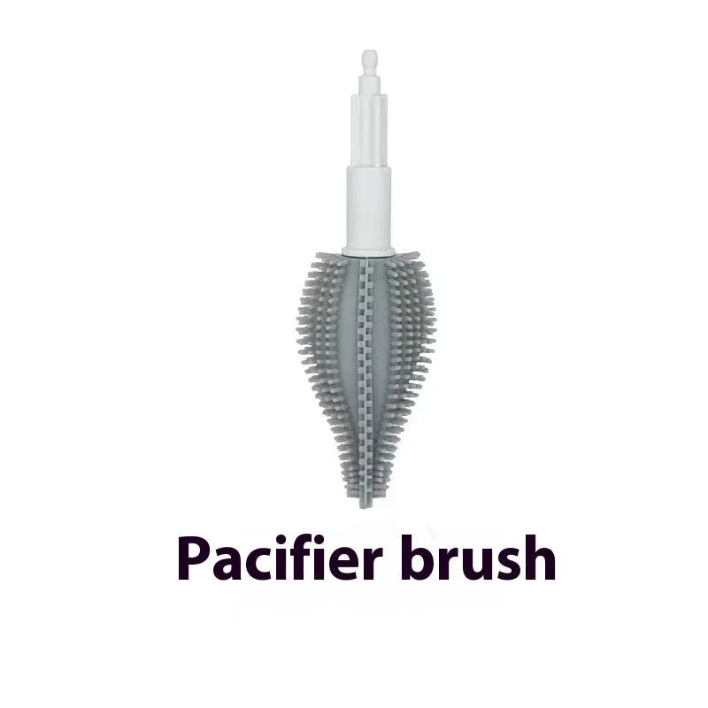 Household multifunctional electric cleaning brush replacement heads plastic cleaning ball set with various brush head types
