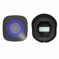 Wireless IP44 waterproof outdoor doorbell with 360 degree PIR sensor and 200 metre range receiver