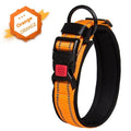 Cloth dog collar in monochrome pattern, available in multiple sizes and colours, with neck-safe design