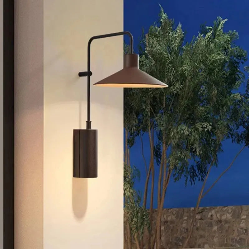 Outdoor waterproof villa garden lamp with 24 LED beads aluminium shell IP65 3000K warm light