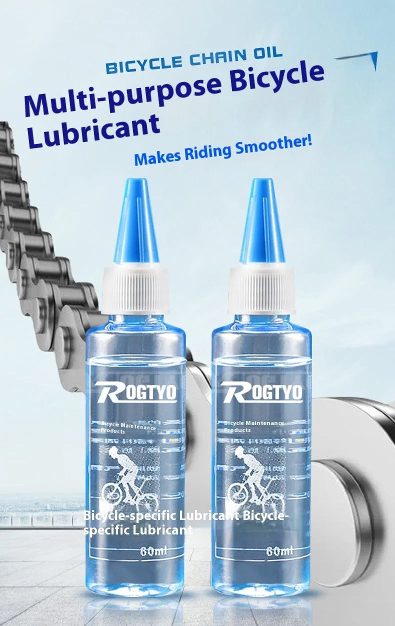 60ml bottle of specialised bicycle chain lubrication oil for rust prevention and mechanical lubrication