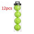 Super hard 40 holes injection moulded luminous toy ball in yellow, 74mm PE plastic with plastic bucket