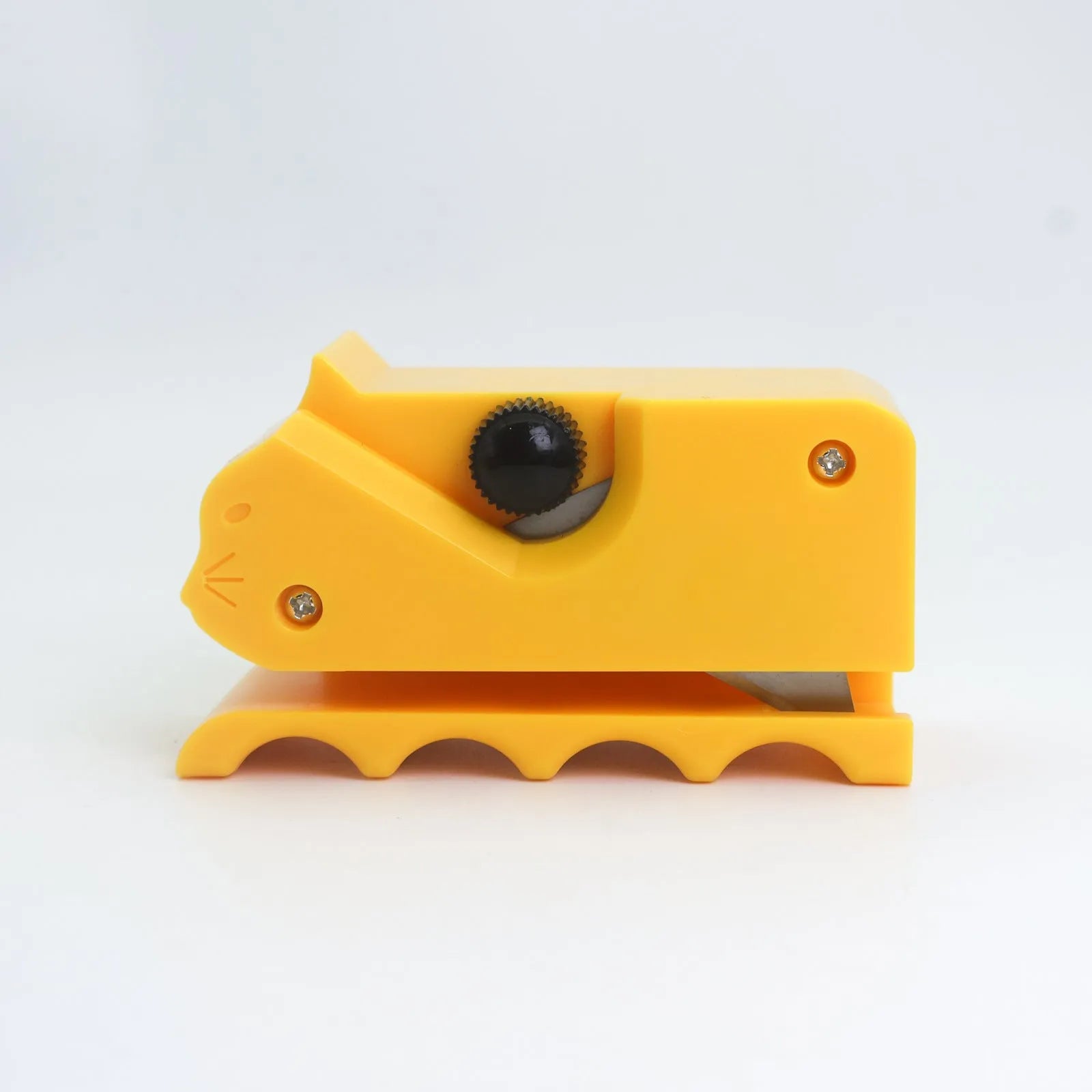 Cartoon cat shaped corrugated paper cutting knife in ABS plastic for craft projects
