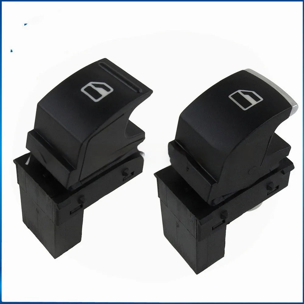Electric window control switch for Volkswagen Caddy 2K 2003-2009, ABS plastic, non-plated finish