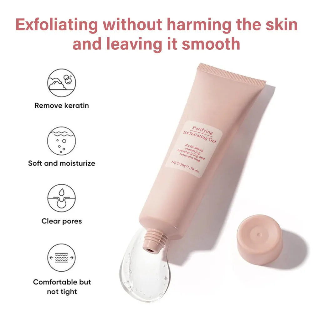 Moisturising facial exfoliating gel scrub 132g tube for all skin types