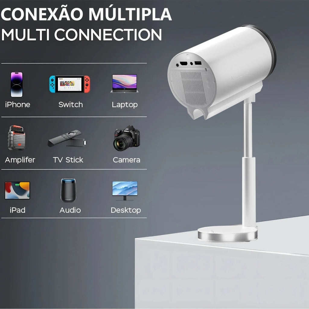 Smart X5G projector in Champagne Gold with hidden PTZ bracket and ceiling mount
