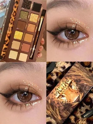 Explorer twelve-colour animal eye shadow palette showing multiple animal-inspired design options
