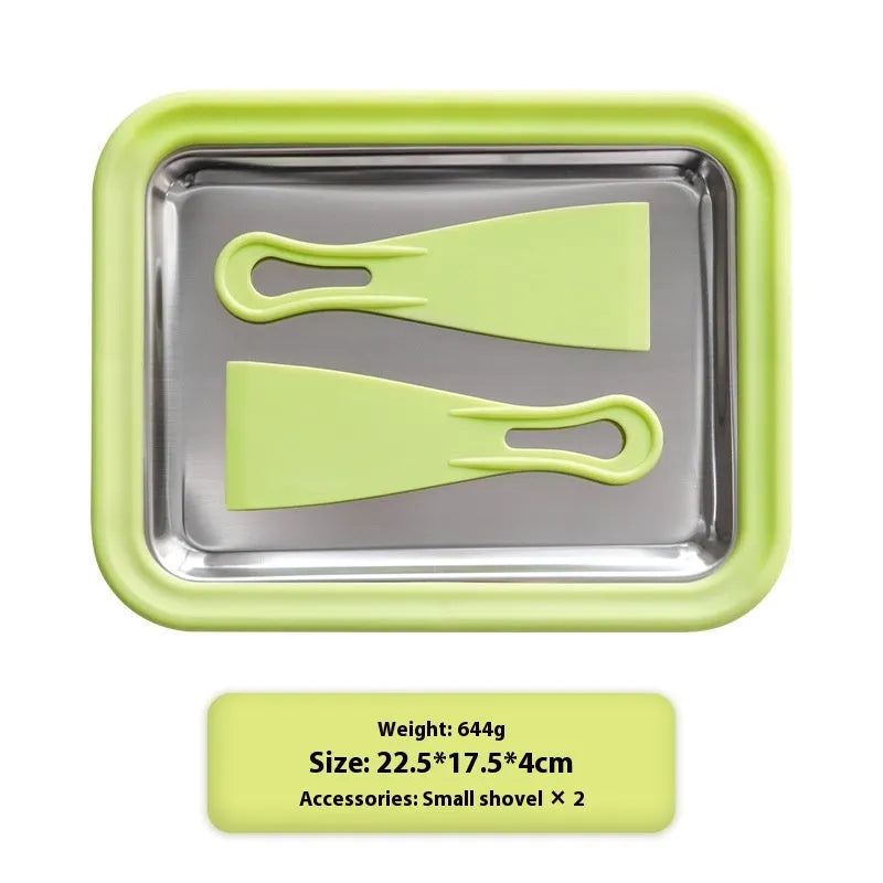 Children's handheld DIY fried yogurt machine in green, pink, rose red, or white colours
