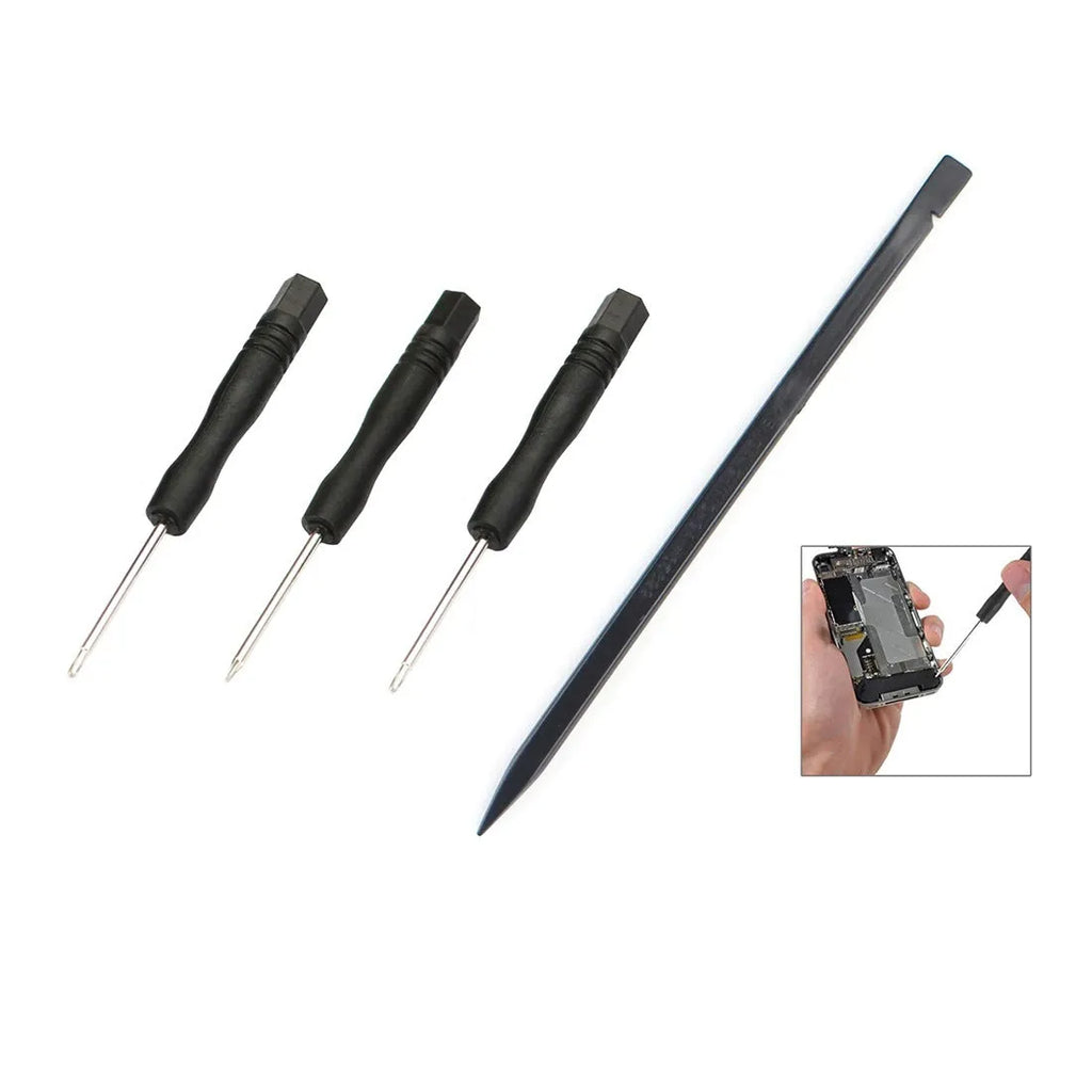 11-in-1 mobile phone battery disassembling tool kit with plastic and metal tools and adhesive for iPhone 7P