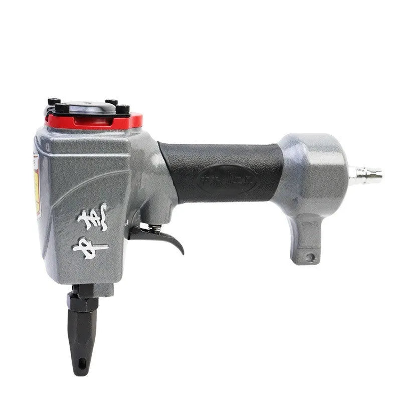 DK30 pneumatic metal sheet and fabric punching gun with air hose connection