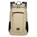 AZELA lightweight white hiking backpack with multiple pockets and breathable mesh straps for outdoor use