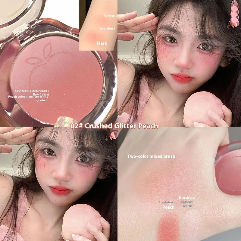 Bubble Gradient Blush compact open showing powder blush in a natural shade.