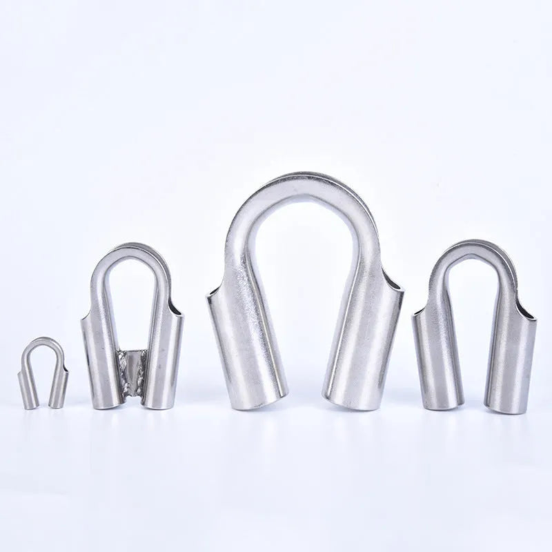 304 316 stainless steel chicken heart ring round sleeve ring for tube sizes M4 to M35
