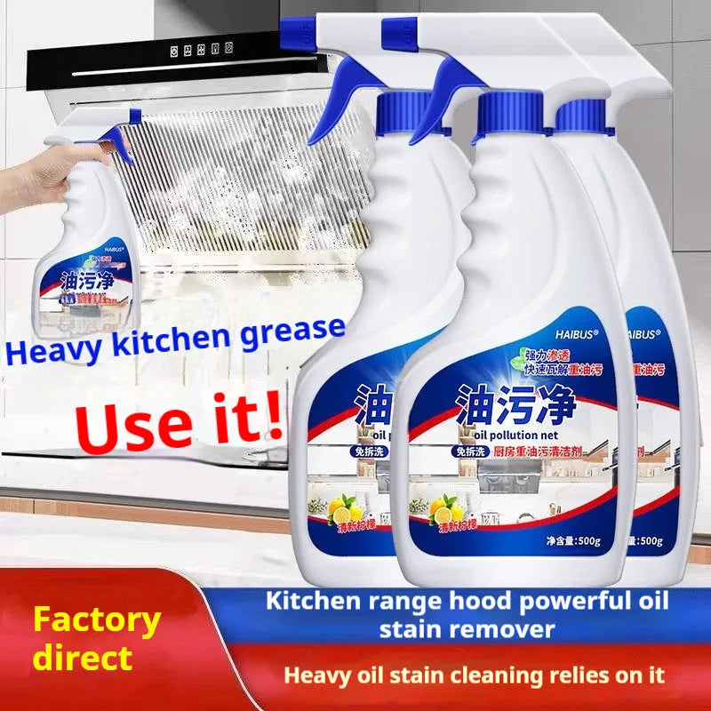 500ml kitchen heavy oil strong degreaser liquid cleaner with cleaning fragrance pH 7+