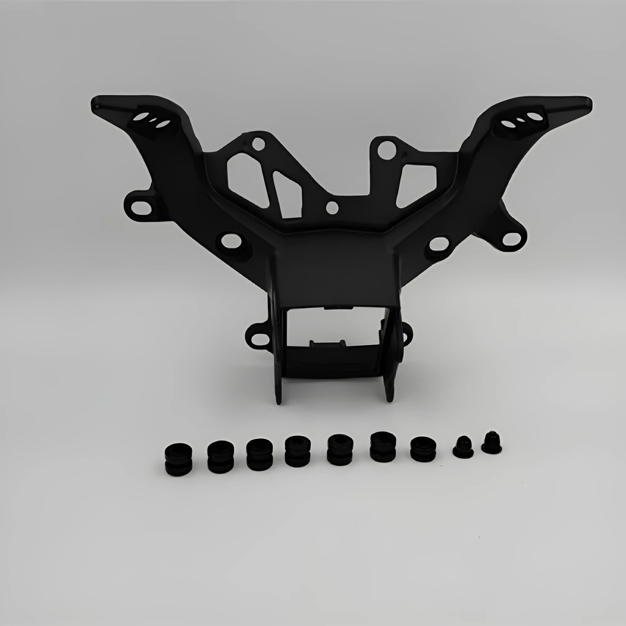 Black heavy aluminium headlight bracket for BMW S1000RR motorcycle 2009-2018