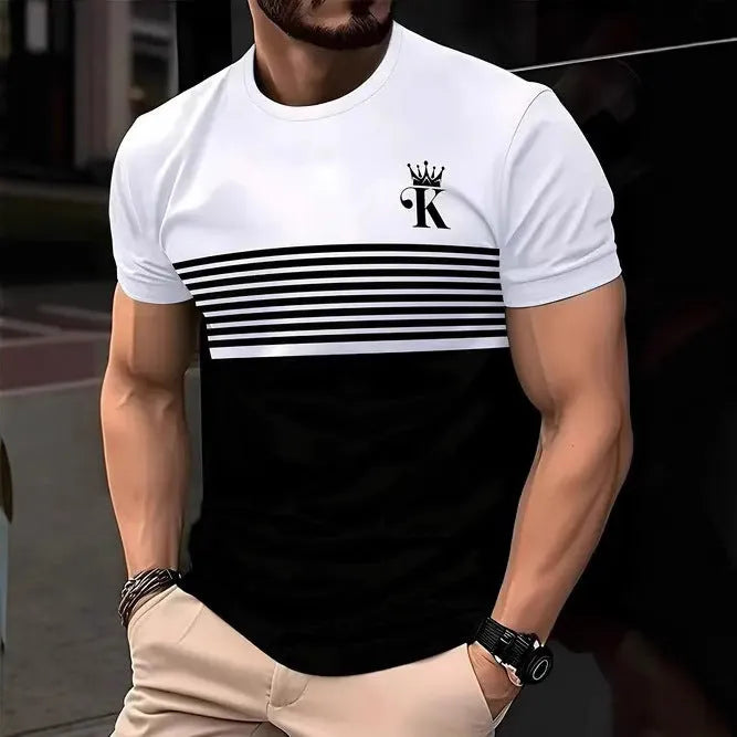 Men's loose fit polyester short sleeve T-shirt in multiple colours and sizes