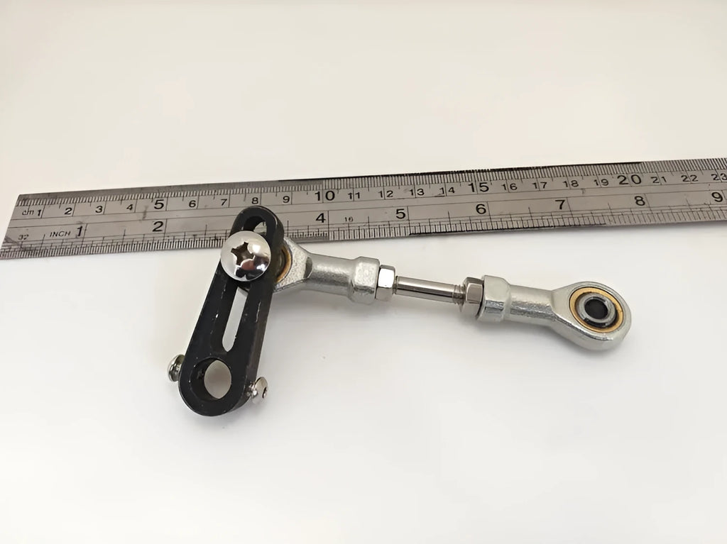 Adjustable reciprocating motor eccentric crankshaft and rocker arm assembly with 20-80mm stroke in 45 steel and stainless steel