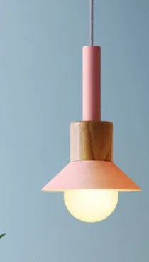 Nordic minimalist 3W warm bedside bar lamp in white on a table