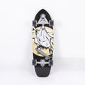 White 31-inch maple street scooter longboard on pavement