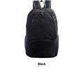 26-inch solid colour Oxford cloth backpack in casual style, shown in brick red.