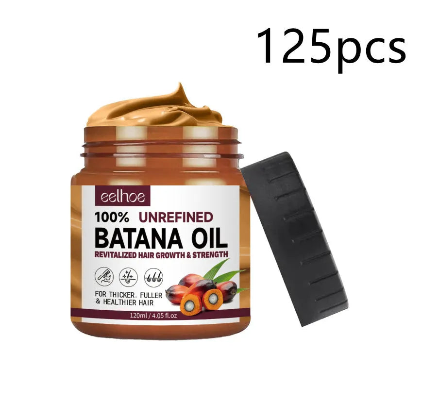 120ml bottle of Batana oil hair conditioner treatment for straightening and smoothing hair