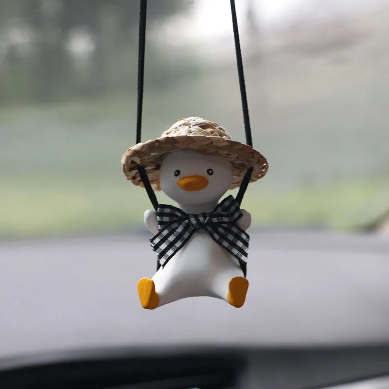 Car mounted gypsum aromatherapy pendant with cartoon design in four style options