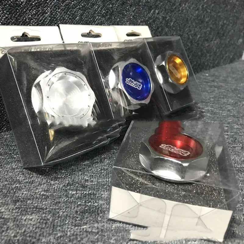 Aluminum alloy anti-leakage oil filter cap for Honda vehicles in six colour options