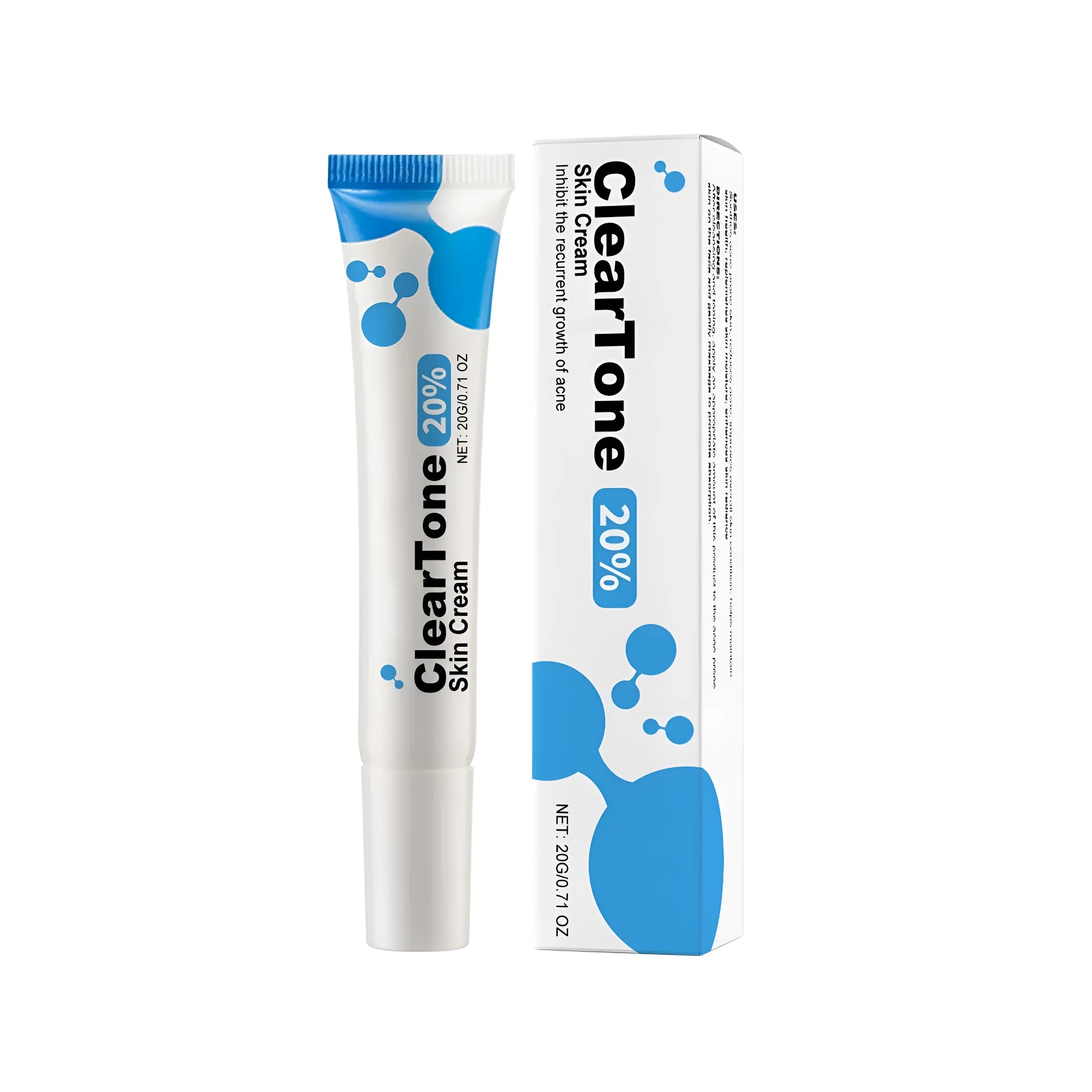 20g tube of azelaic acid and salicylic acid acne cream with tea tree oil.