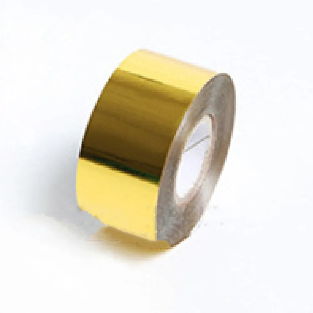 Roll of golden electrochemical aluminium hot stamping foil for leather and plastic branding