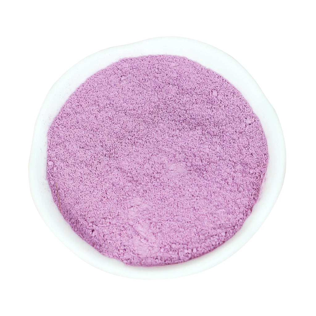 Natural water-soluble rose face mask powder in 50g, 100g, and 1000g pack sizes for home skincare use