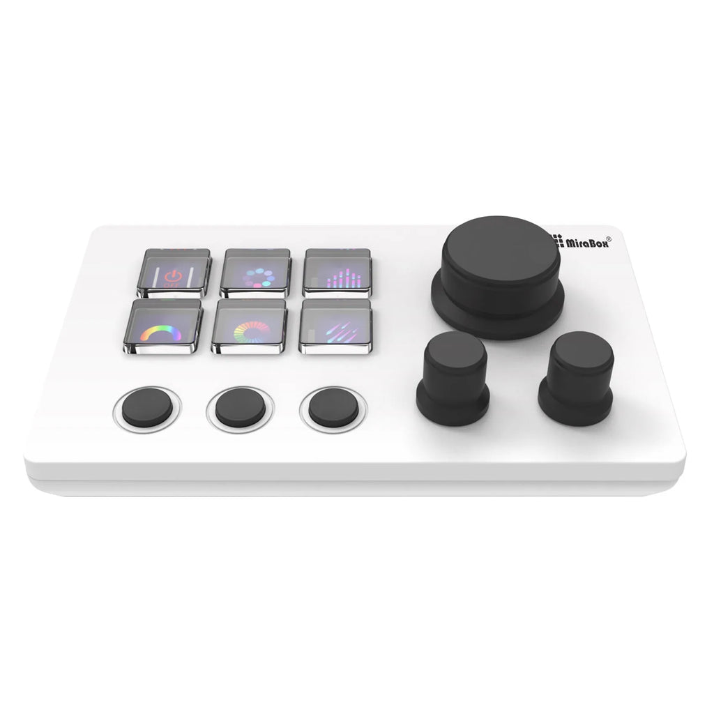 Black Visual Keyboard N3 silicone keypad with mounting bracket and coiled USB cable.