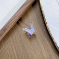 Adjustable copper insect ring with irregular personality design in dripping oil finish