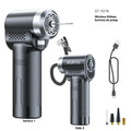 ST-5518 portable wireless car tyre inflation pump with ABS housing and built-in light