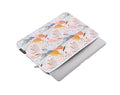 White waterproof 14 inch laptop inner bag made from PU leather material
