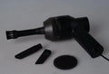 Black desktop mini vacuum cleaner for electronics and keyboard cleaning