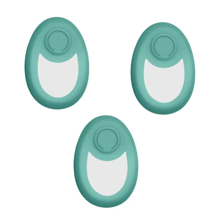 CJEER crystal hair removal tool with nano-glass surface and metal finger ring in green colour